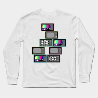 retro tvs Long Sleeve T-Shirt